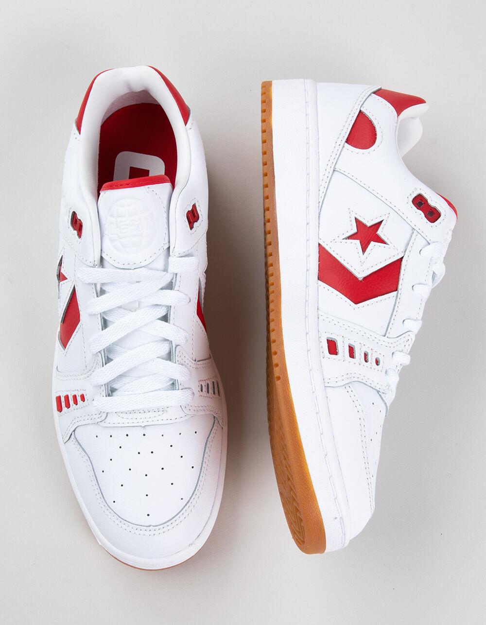 CONVERSE AS-1 Pro Leather Low Top Shoes - WHT/RED Product Image
