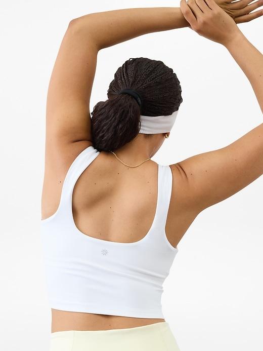 Transcend Square Neck Crop Sports Bra A-C Product Image