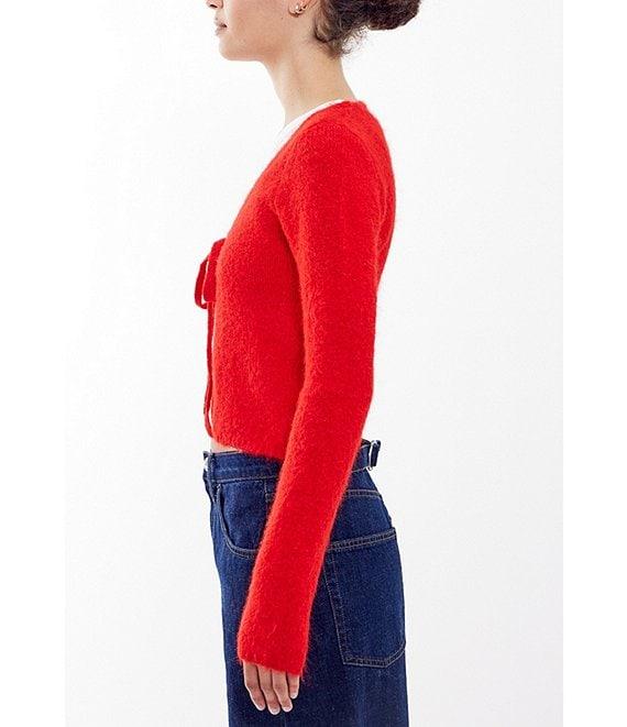 BDG Urban Outfitters Long Sleeve Tie Front Wool Blend Cardigan Product Image