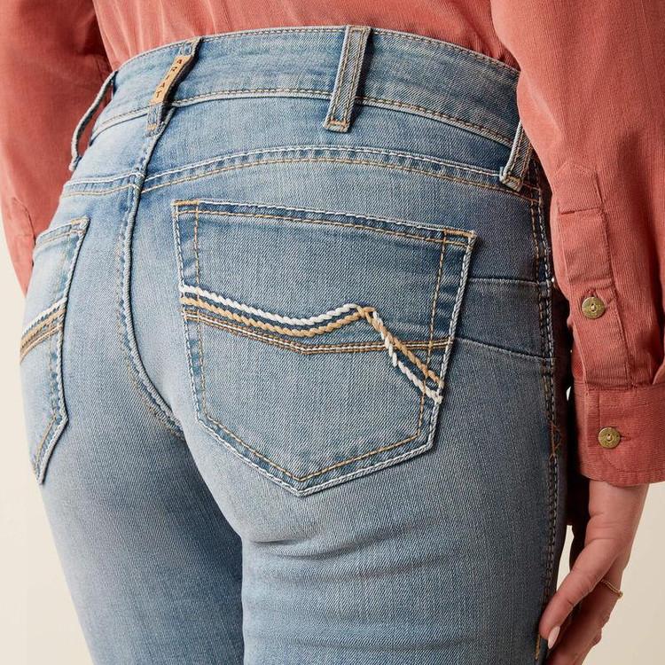 SALE Ariat® Ladies' MR Mallory Straight Leg Jeans in Oklahoma Product Image