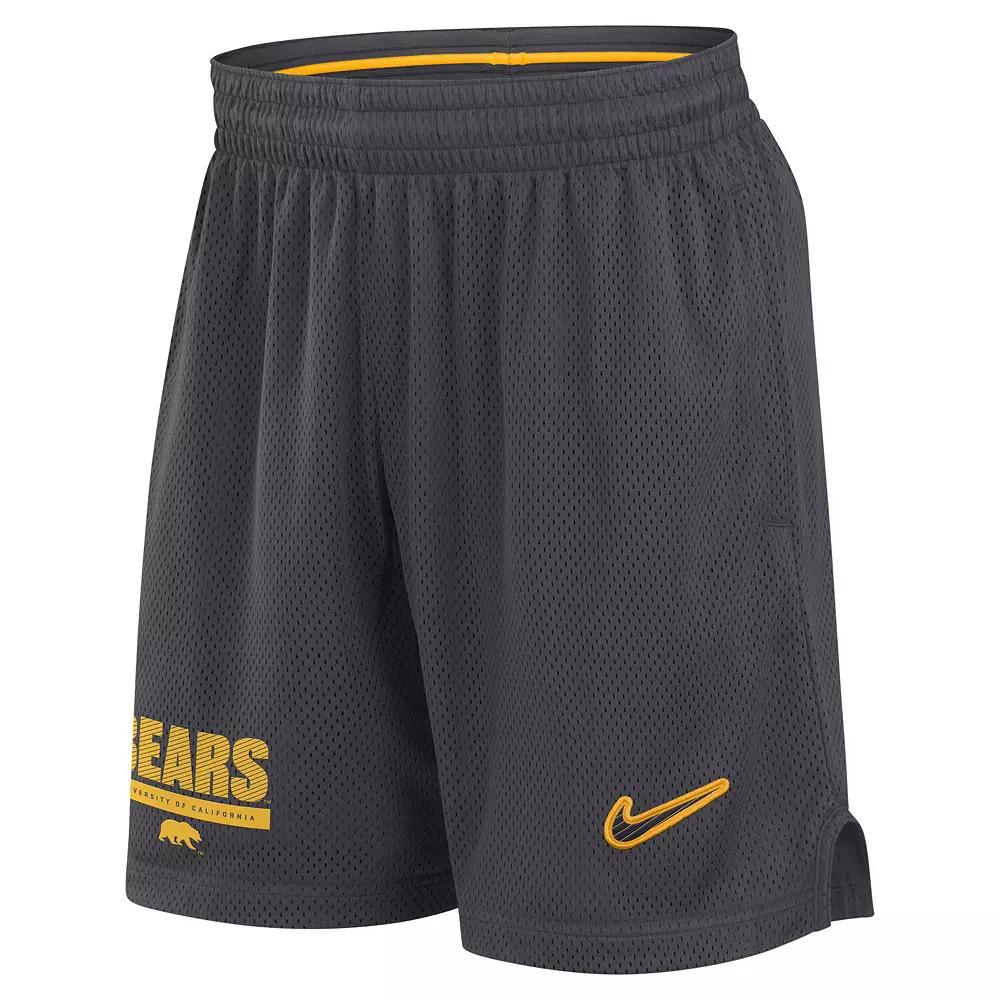 Men's Nike Anthracite Cal Bears 2024 Sideline Mesh Shorts,  Product Image