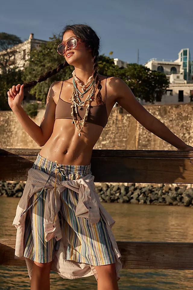 Saylor Poplin Stripe Shorts Product Image