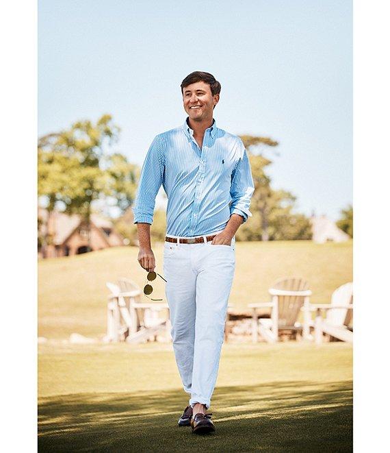 Polo Ralph Lauren Hudson White Varick Slim Straight Stretch Jeans Product Image