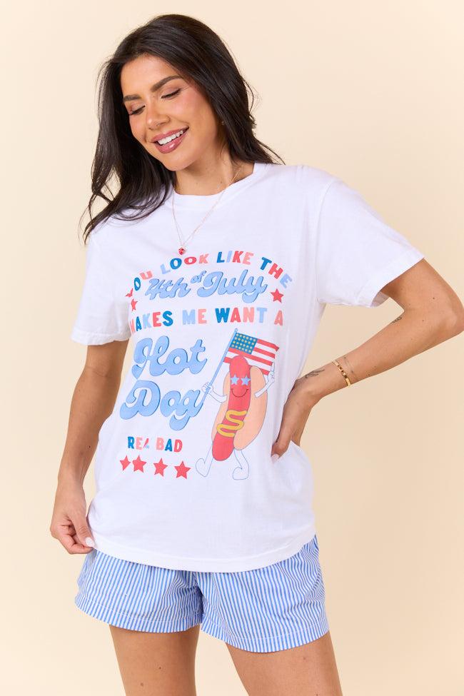 I Look Like the 4th Of July White Graphic Tee SALE Product Image