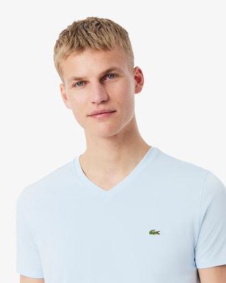 Men's Lightweight Pima Cotton V-Neck T-Shirt Product Image