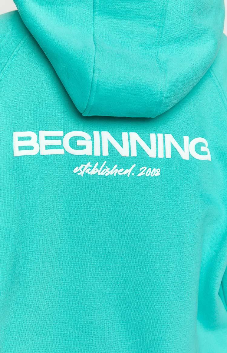 Beginning Teal Established Bubble Hoodie Product Image