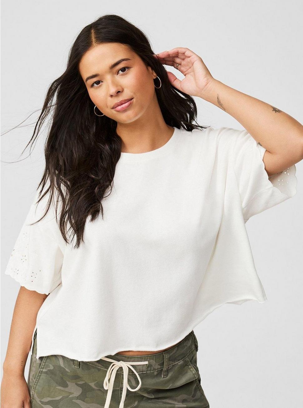 Drop-Shoulder Crew Tee Product Image