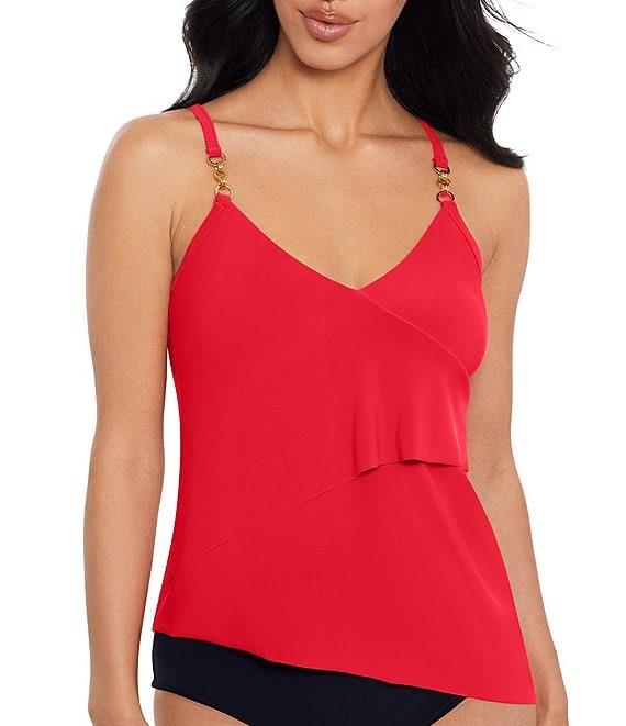 Magicsuit Solid Jersey Brief Shirred Swim Bottom Product Image