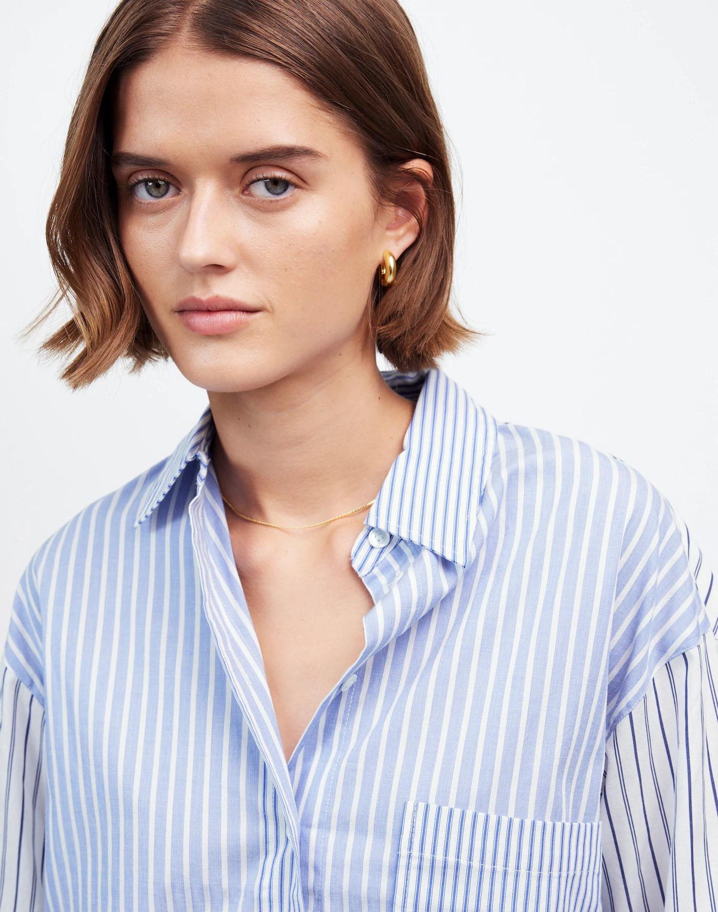 Oversized Button-Up Shirt Product Image