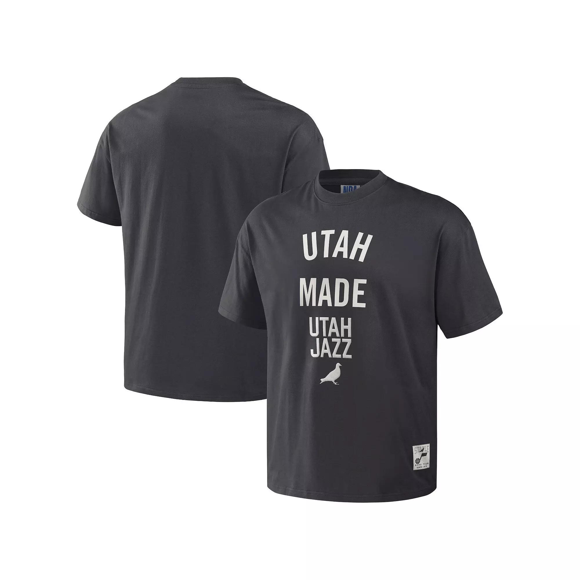 Men's NBA x Staple Anthracite Utah Jazz Heavyweight Over Product Image