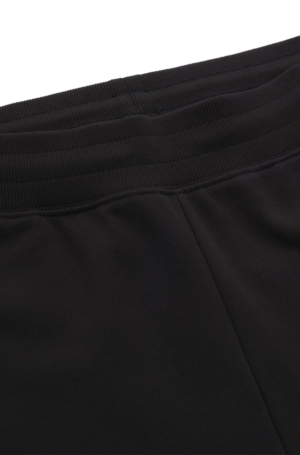 Cotton-terry tracksuit bottoms with chain-stitch logo Product Image