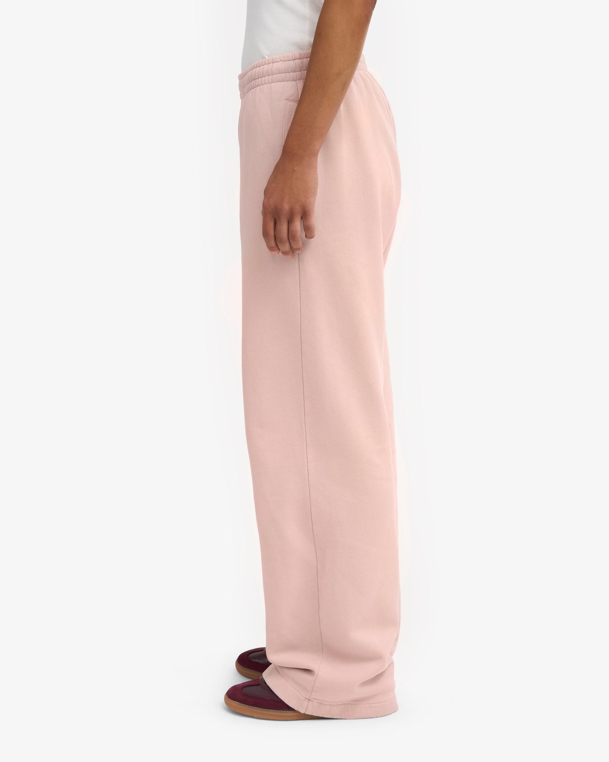 Organic Straight Leg Sweatpants - Faded Pink Product Image