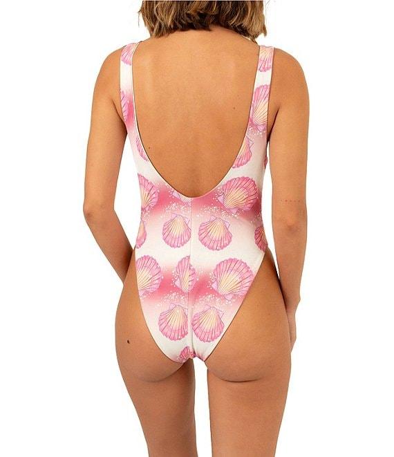 OCEANUS Shell Beaded One Piece Swimsuit Product Image