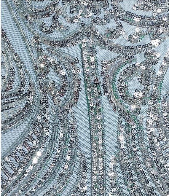 B. Darlin Sequin Open Back Bodycon Dress Product Image