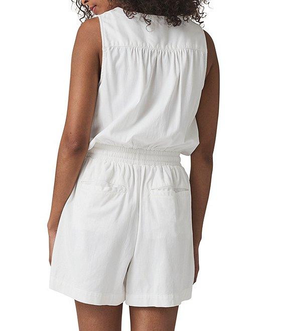 Splendid Adelina Knit V-Neck Sleeveless Romper Product Image