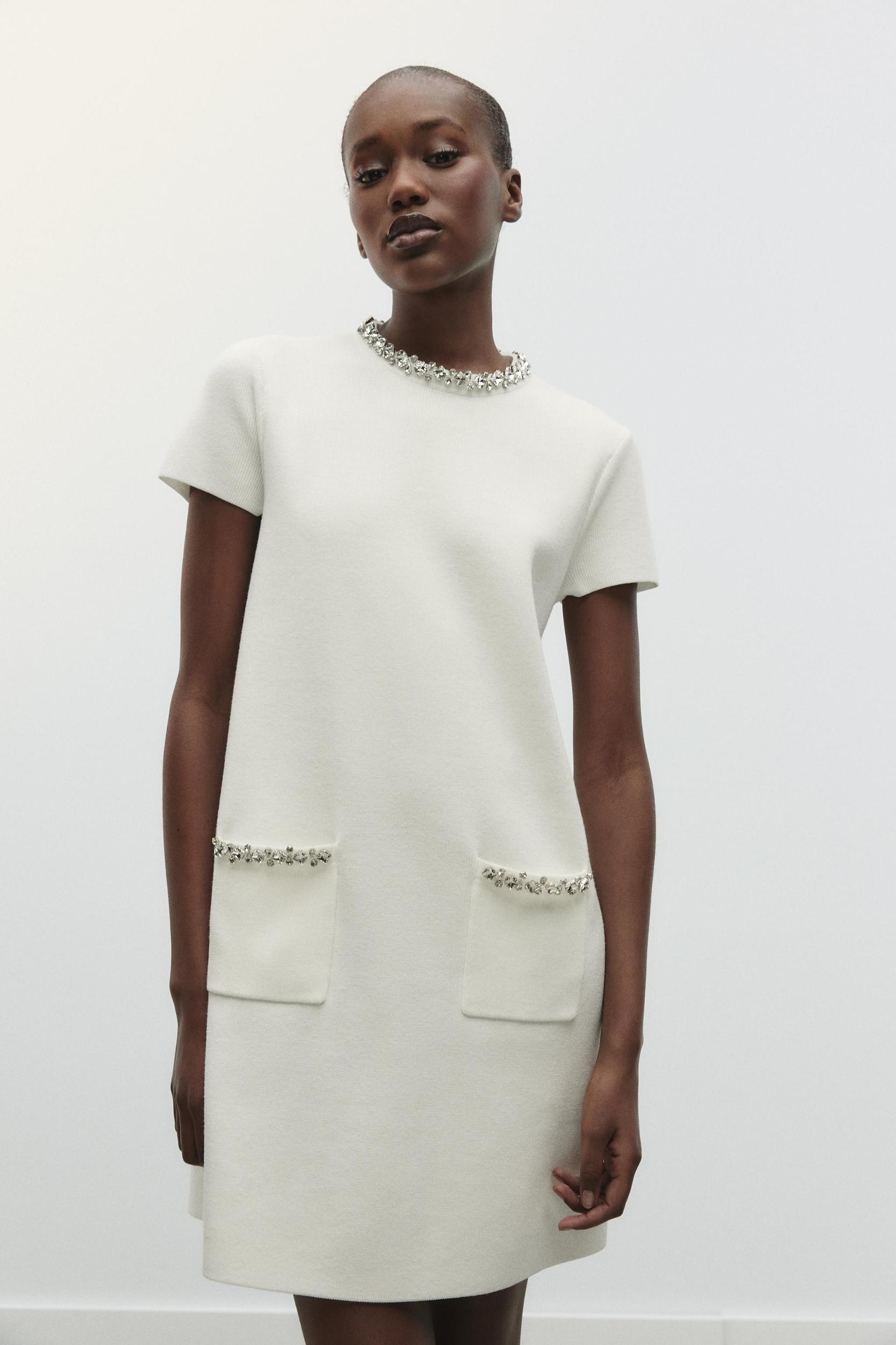 JEWEL MINI KNIT DRESS Product Image