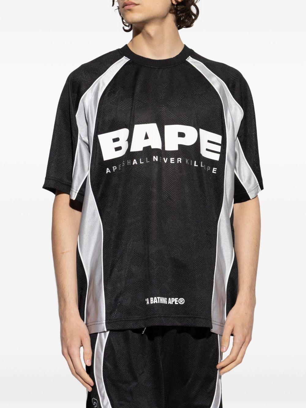 mesh logo-printed T-shirt Product Image