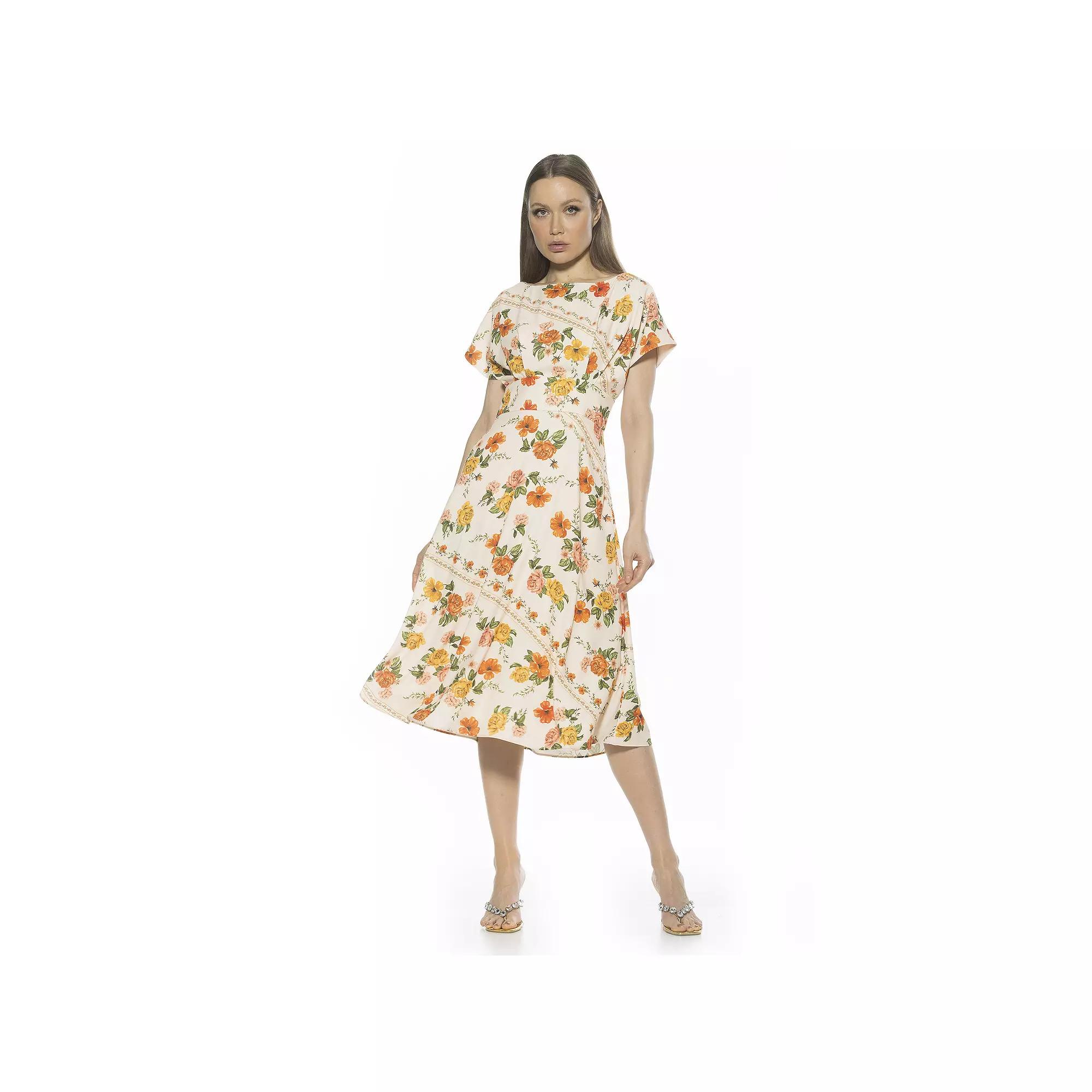 Women's ALEXIA ADMOR Dolman Midi Fit & Flare Dress,  Product Image