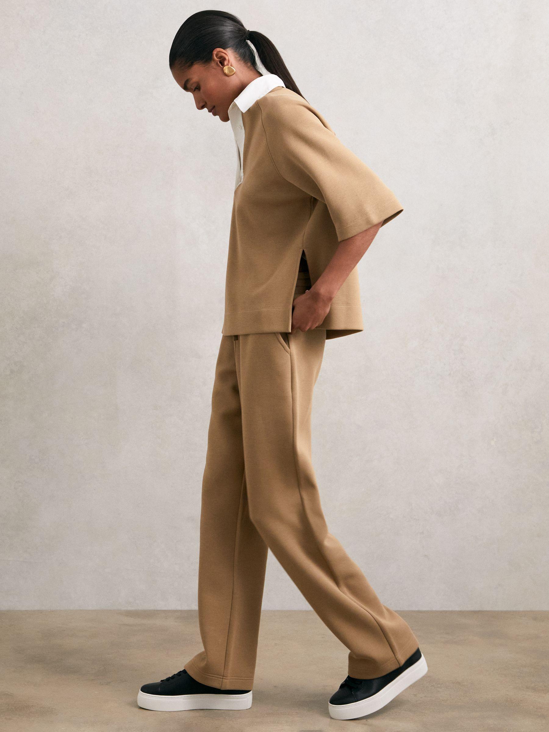 Leather Low-Top Trainers in Black Product Image