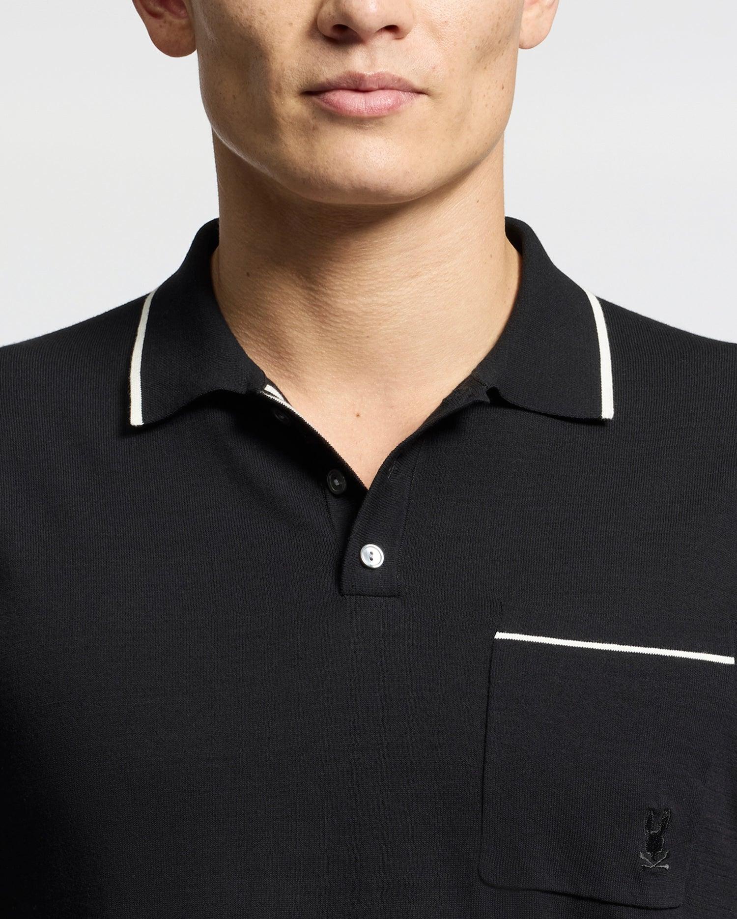 MENS LONGFORD FINE KNIT POLO - B6E500F200 Product Image