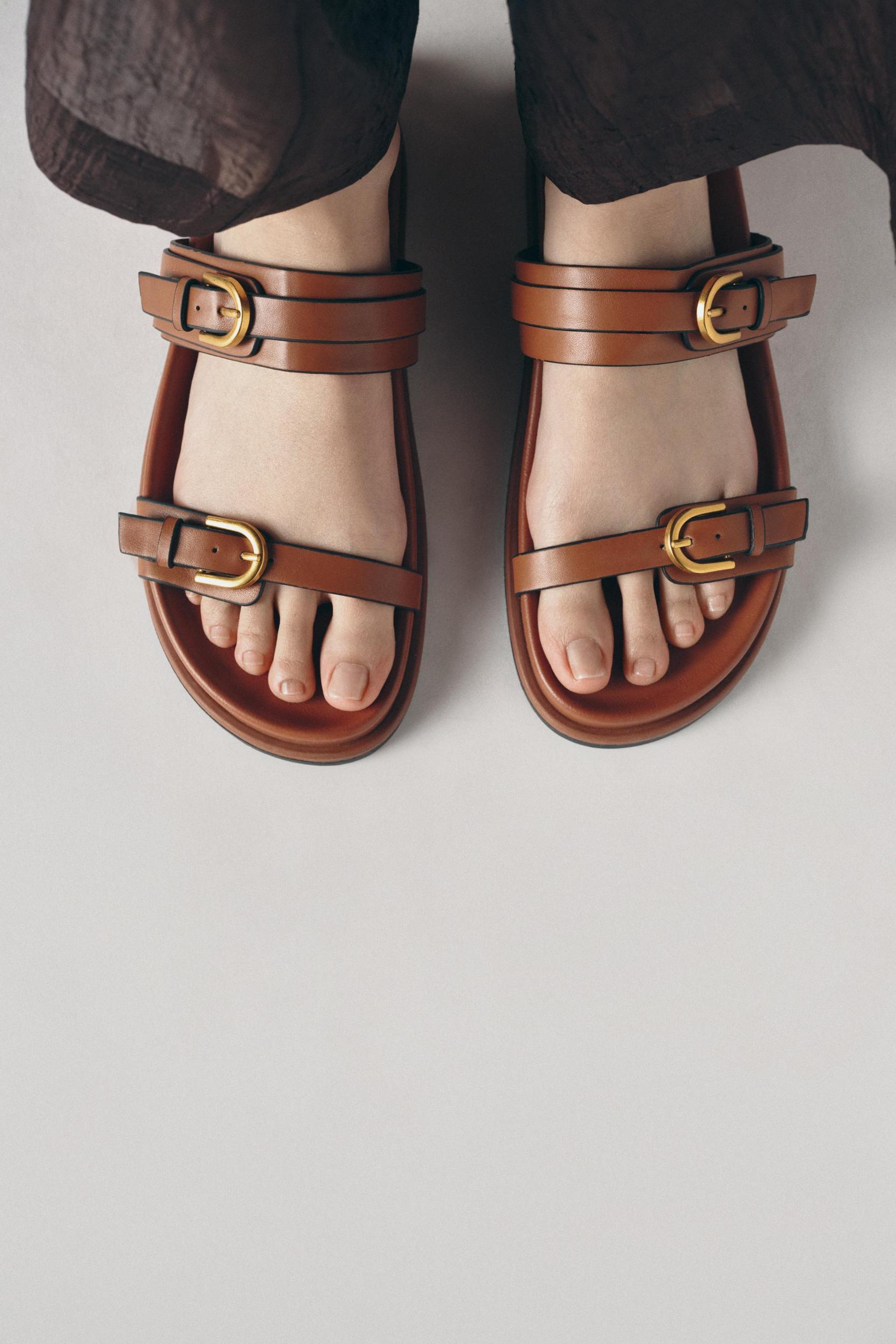 BUCKLED SANDALS Product Image