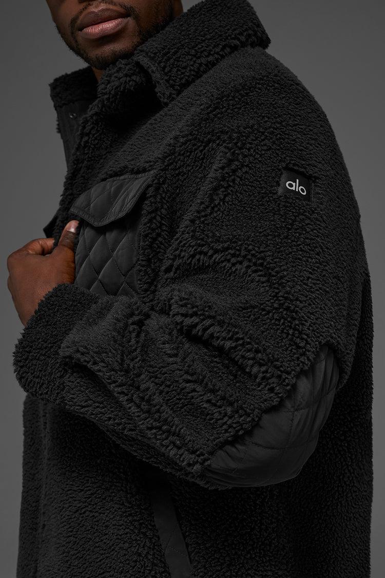 Sherpa Edge Shacket - Black Product Image
