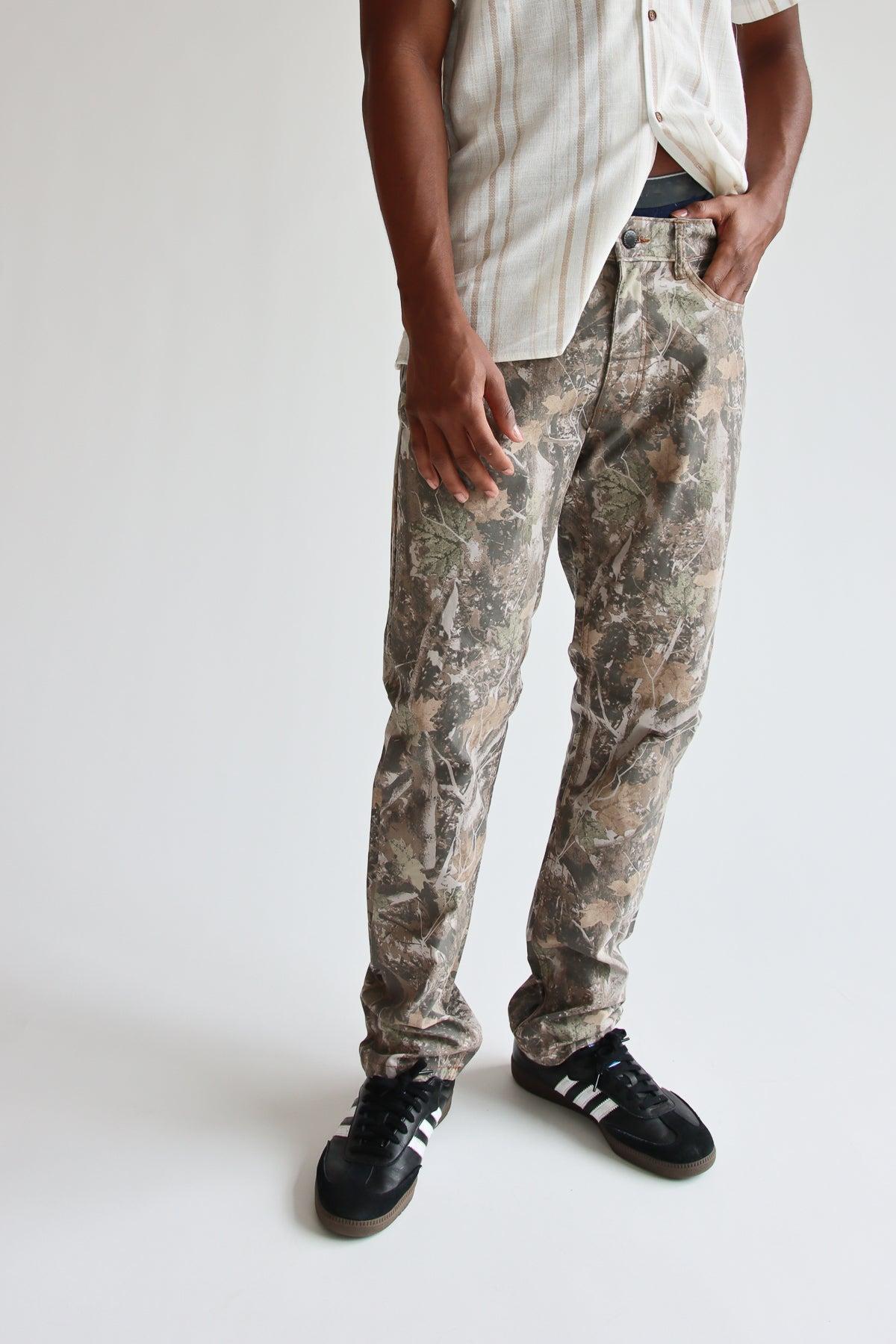 Woodland Camo Straight Leg Pants Product Image