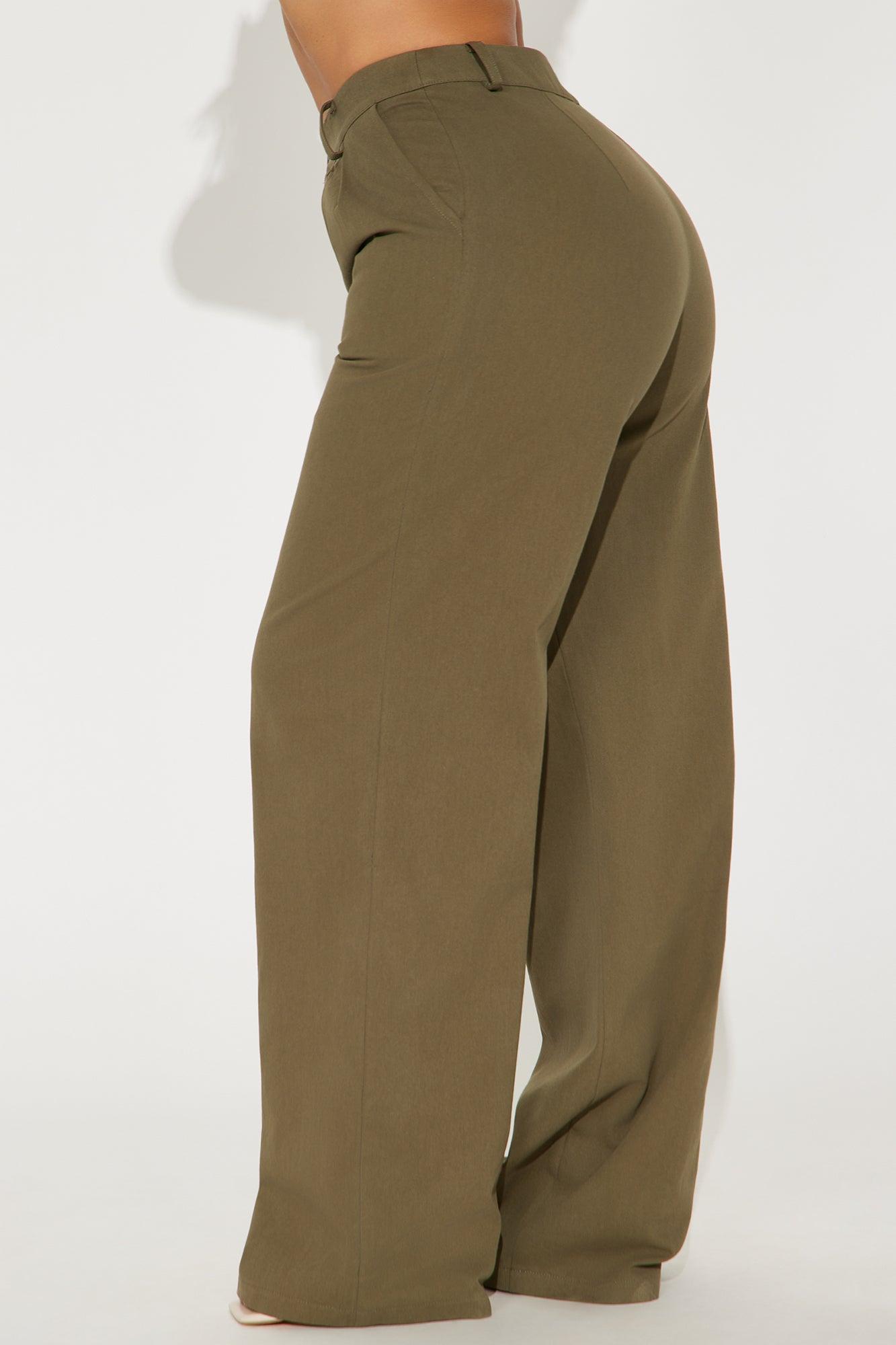 Marissa Wide Leg Pant - Olive Product Image