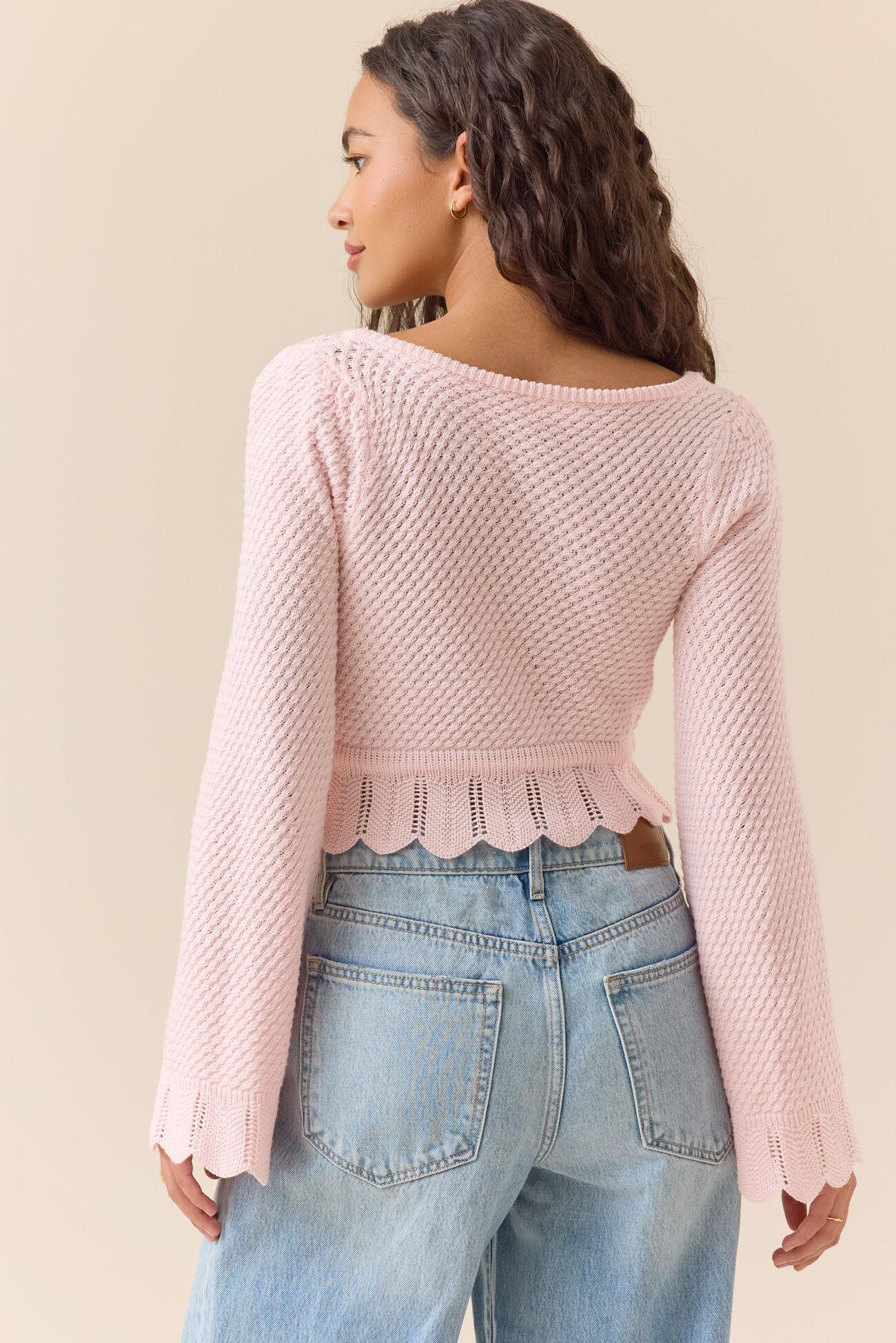 Josephina Scalloped Sweater Product Image