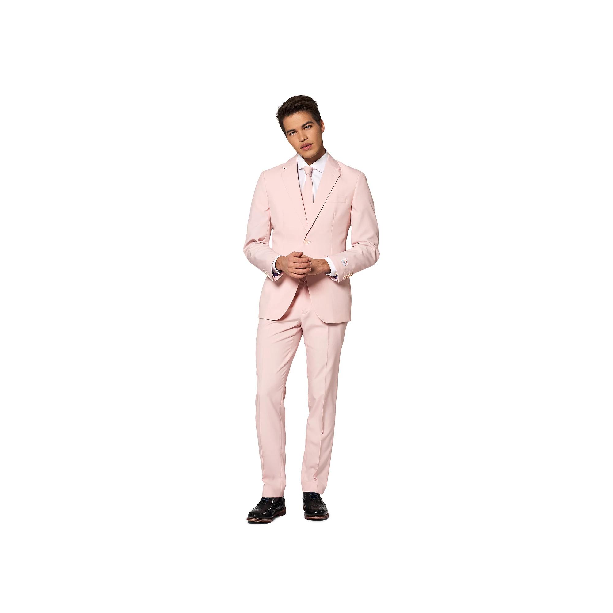 Mens OppoSuits Slim-Fit Solid Suit & Tie Set Product Image