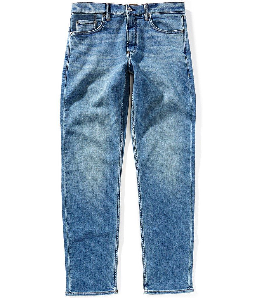 Faherty Slim Fit Stretch Terry Indigo 5-Pocket Pants Product Image
