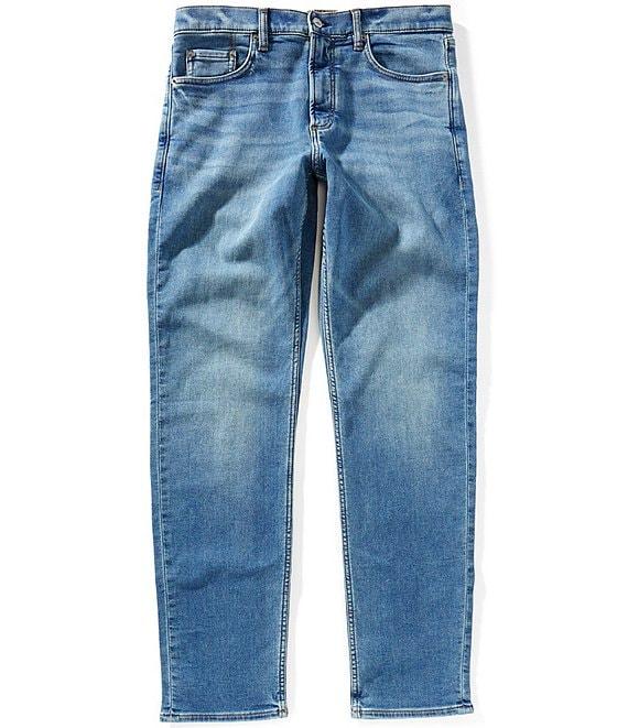 Faherty Slim Fit Stretch Terry Indigo 5-Pocket Pants Product Image