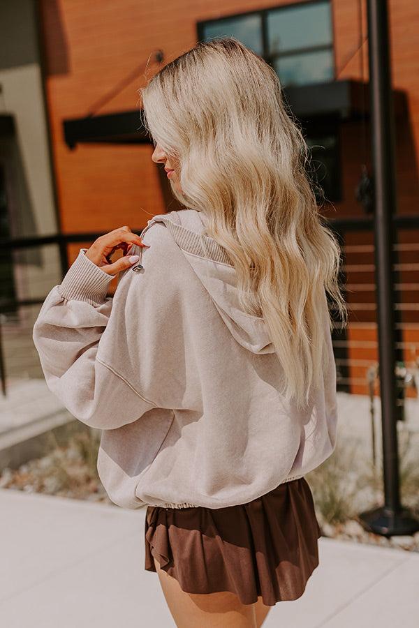 Coffee Shop Cutie Vintage Wash Hoodie Product Image