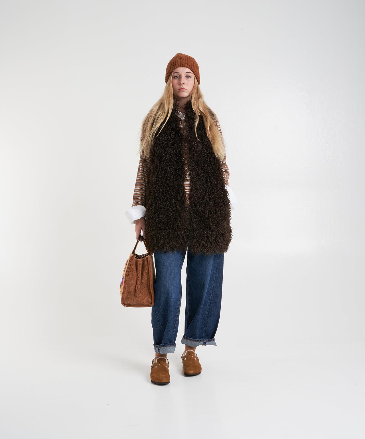 Faux fur gilet Product Image
