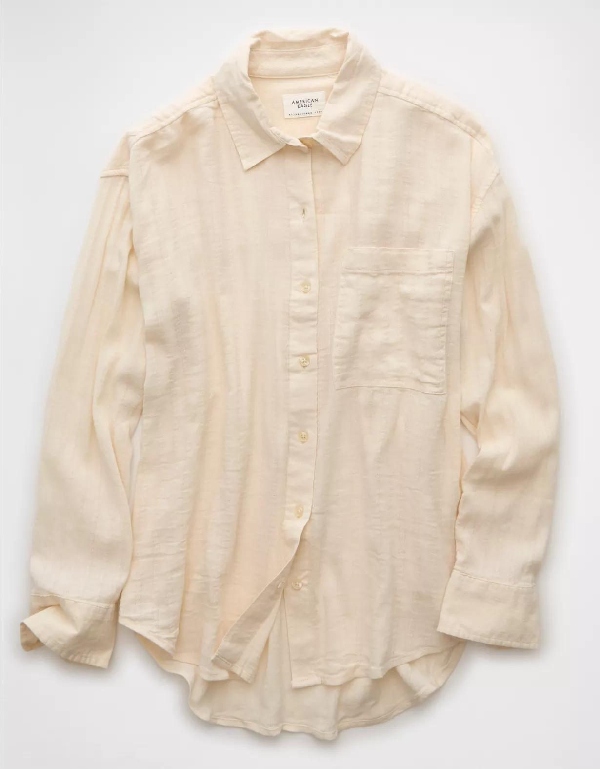 AE Perfect Button-Up Shirt Product Image