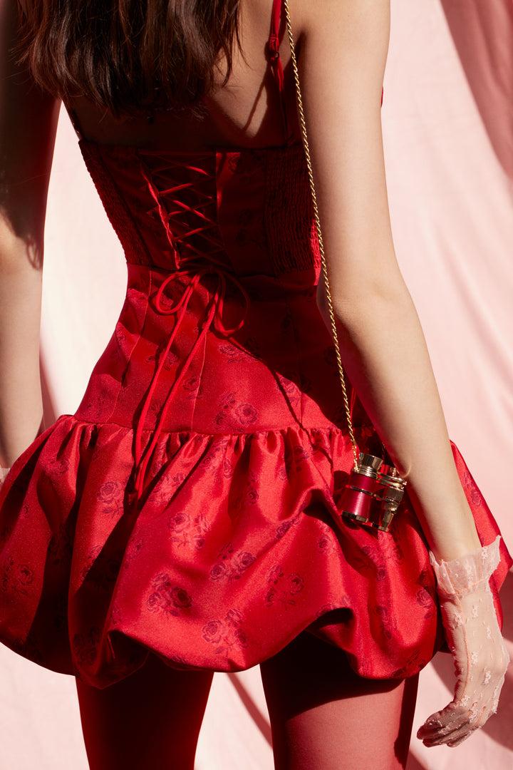 Annika Mini Dress — Red Product Image