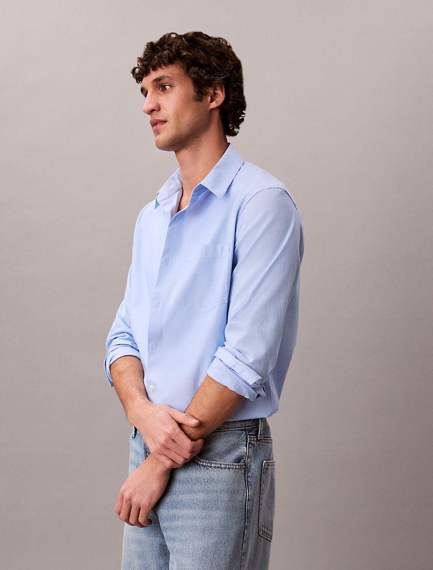 Washed Poplin Classic Button-Down Shirt Product Image