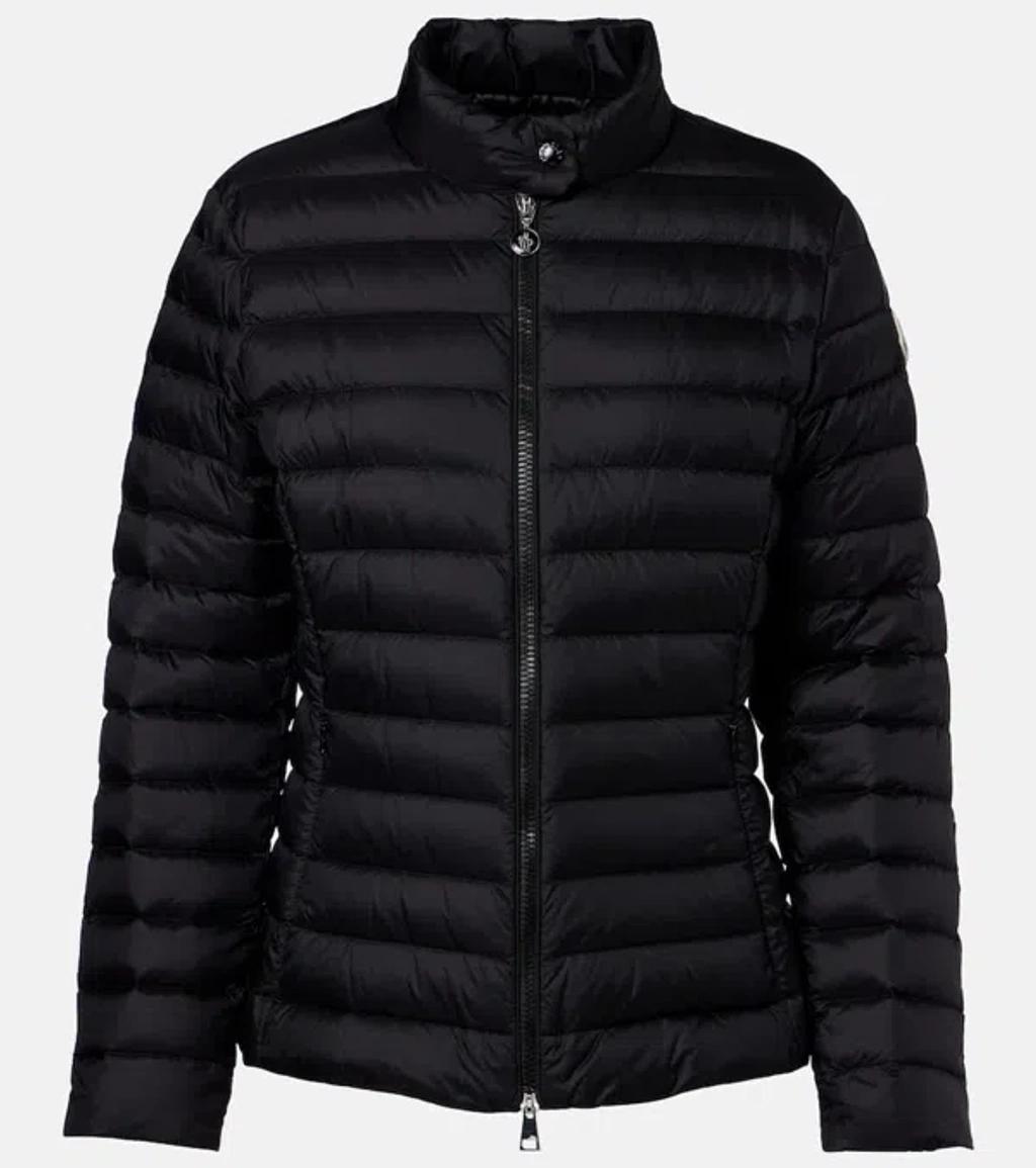 MONCLER Polyamide Igelle Jacket High Collar Quilted In Black Product Image
