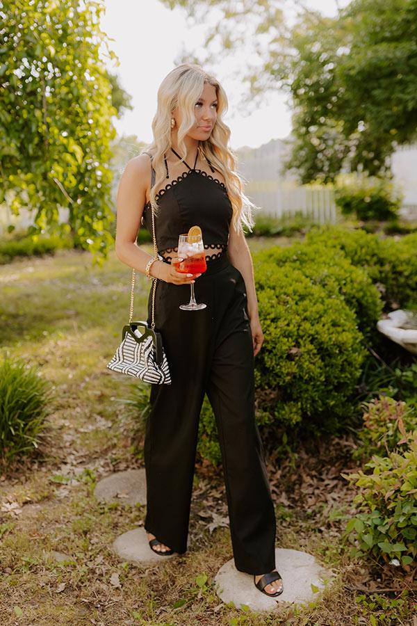 Penthouse Chic High Waist Linen-Blend Pants Product Image