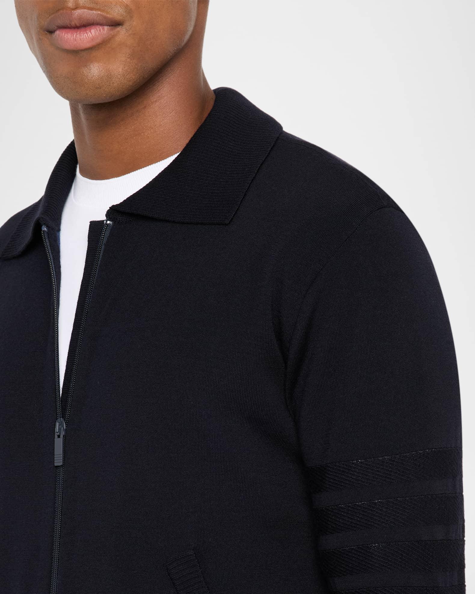 Men's Double-Face Knit Full-Zip Sweater Product Image