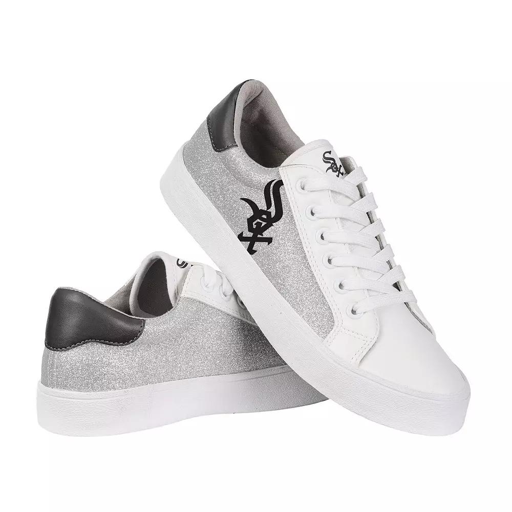 Women's FOCO Chicago White Sox Glitter Sneakers, Size: 6 Product Image