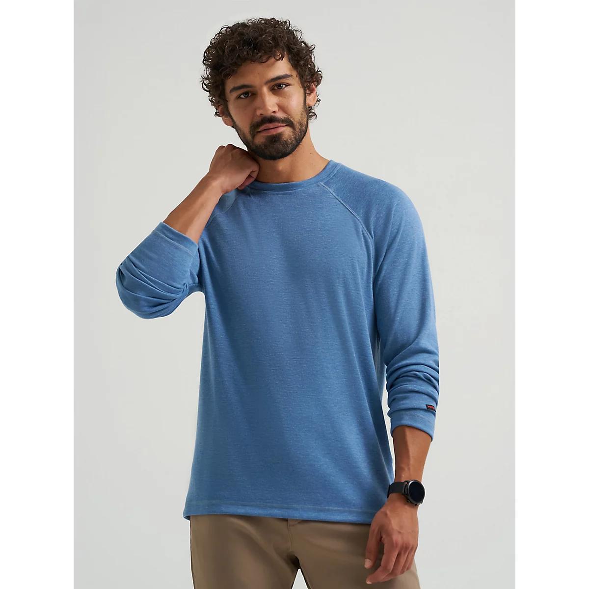 Wrangler ATG™ Men's Balsam Knit Shirt in Coronet Product Image