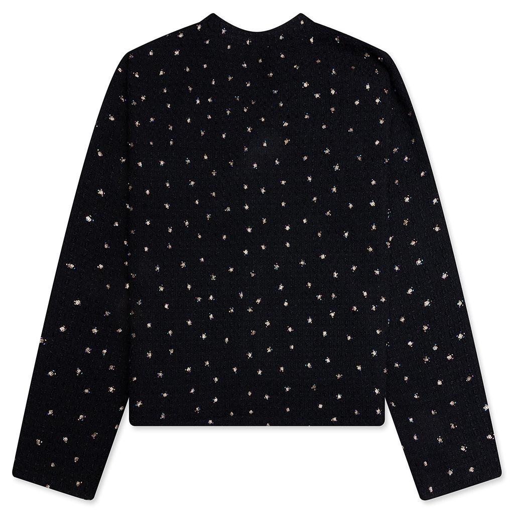 Beaded Cardigan - Black Male Product Image