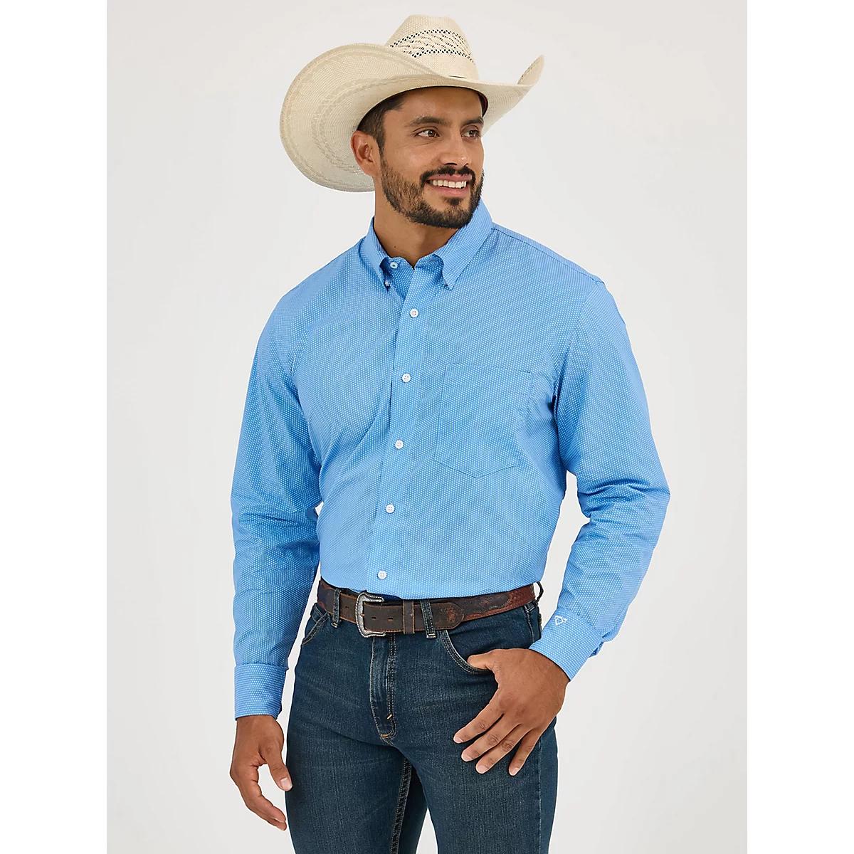 Men's Cody Johnson One Pocket Button Down Shirt in Ceramic Print Product Image