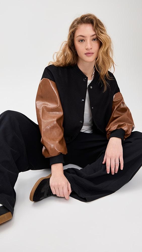 Line & Dot Varsity Jacket | Shopbop Product Image