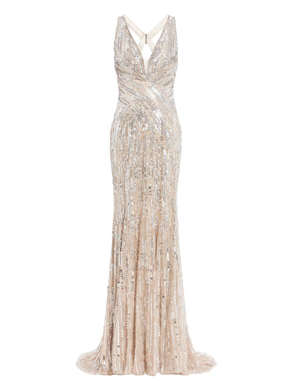 Raquel sequin-embellished gown Product Image