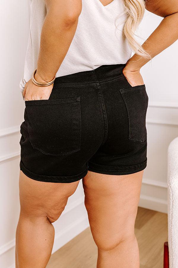 Risen Serenity High Waist Shorts Curves Product Image
