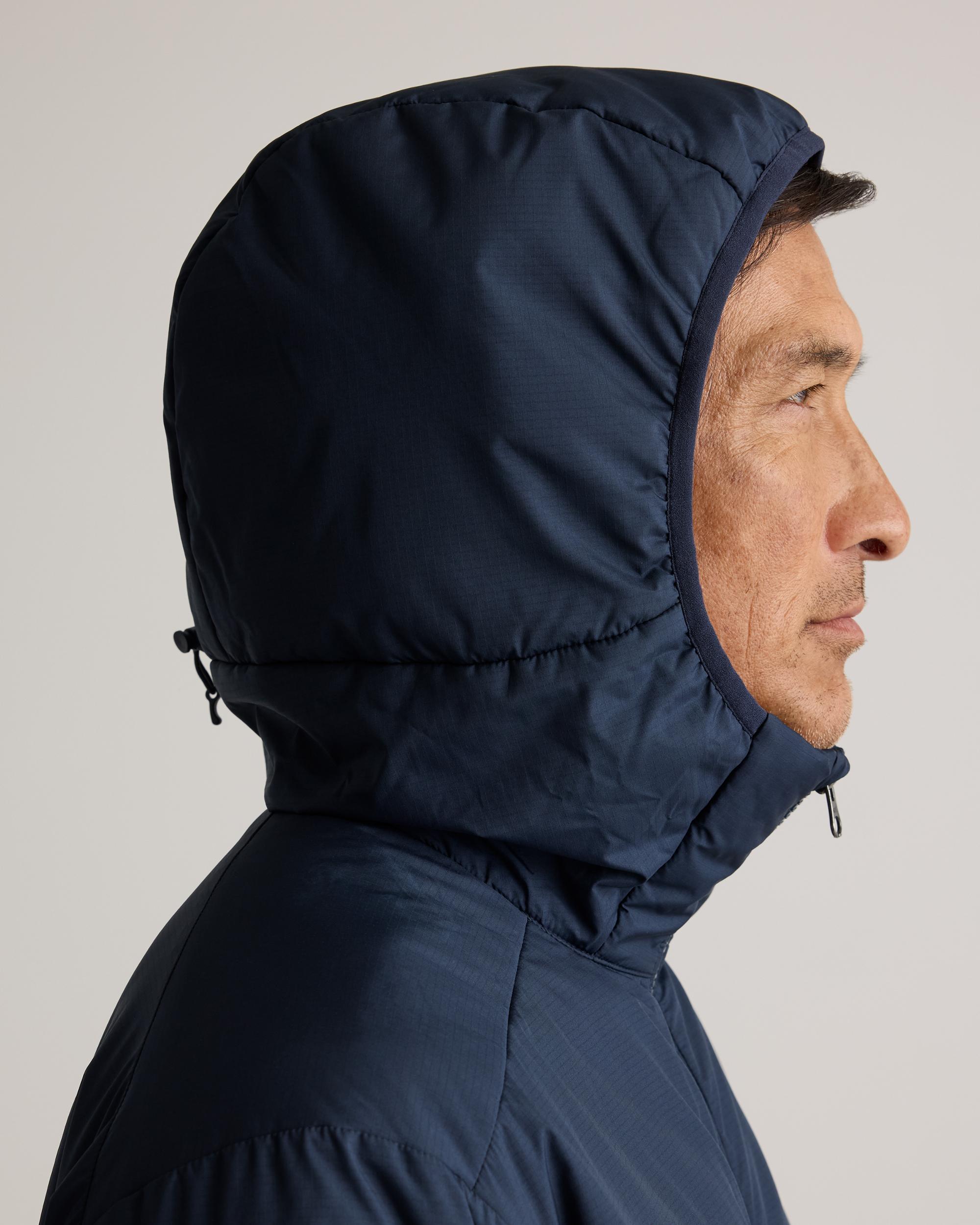 Quince | Men's Hybrid Insulated Lightweight Hooded Jacket Size XL, 100% Polyester Product Image