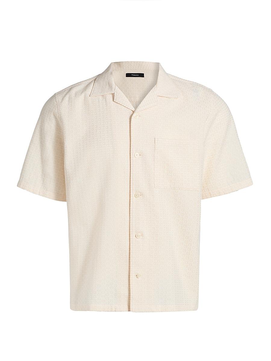 Mens Noll Cotton Dobby Camp Shirt Product Image