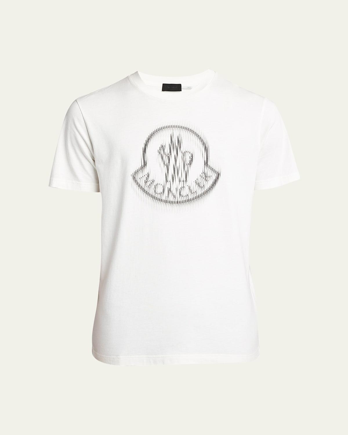 Mens Cotton Faded Logo T-Shirt Product Image